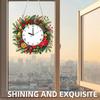 2D Flat DIY Special Shape Clock Hanging Diamond Art Kits Diamond Painting Set Diamond Clock Art Pendant Wall Door Decoration