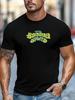 Mens Graphic Tee Columbia Explore The Great Outdoors Art Print Short Sleeve Round Neck Breathable Soft Daily Tee
