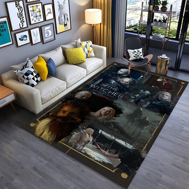 The Witcher's Fury carpet Living room and bedroom mats printing Dormitory decoration Room Fashion