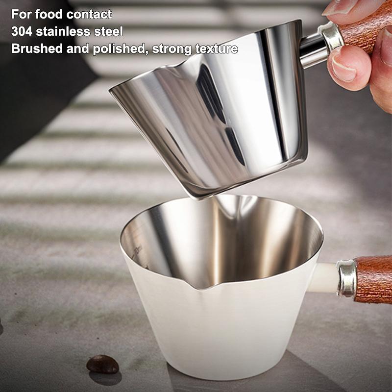 Espresso Measuring Cup, Small Espresso Shot Cups With Handle, Mini Coffee Bar Accessorie With V-shaped Spout