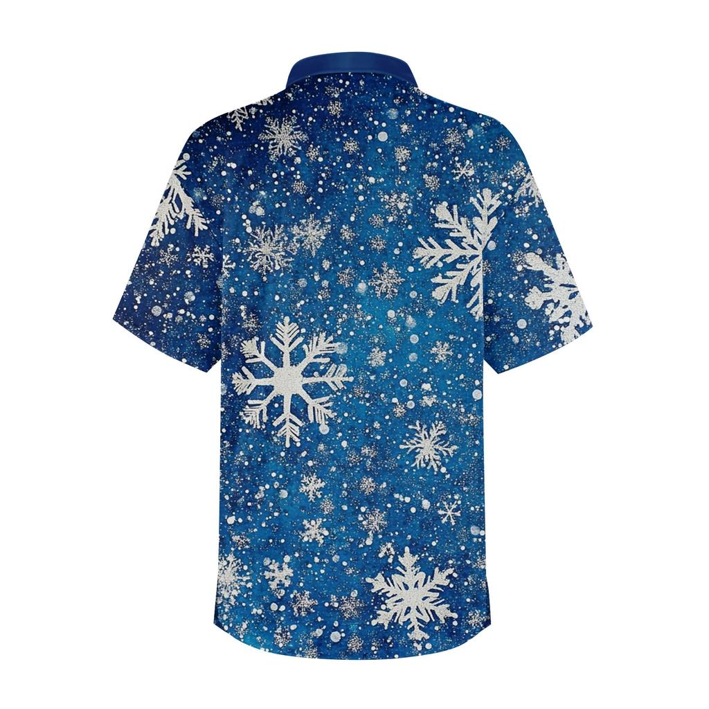 Men's Short Sleeve Button Lapel Solid Color Chest Pocket Dry-nurse Top