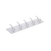 Transparent Autohesion for Bathroom,Kitchen Key Holder Wall Hooks Clothes Hanger Storage Rack