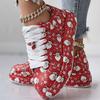 Women's Winter Furry Slip-Resistant Platform Sneakers/Boots - Thick Platform Height Increase