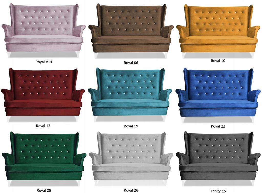 Diana Wingback Sofa Set Scandinavian Armchairs Family Meble