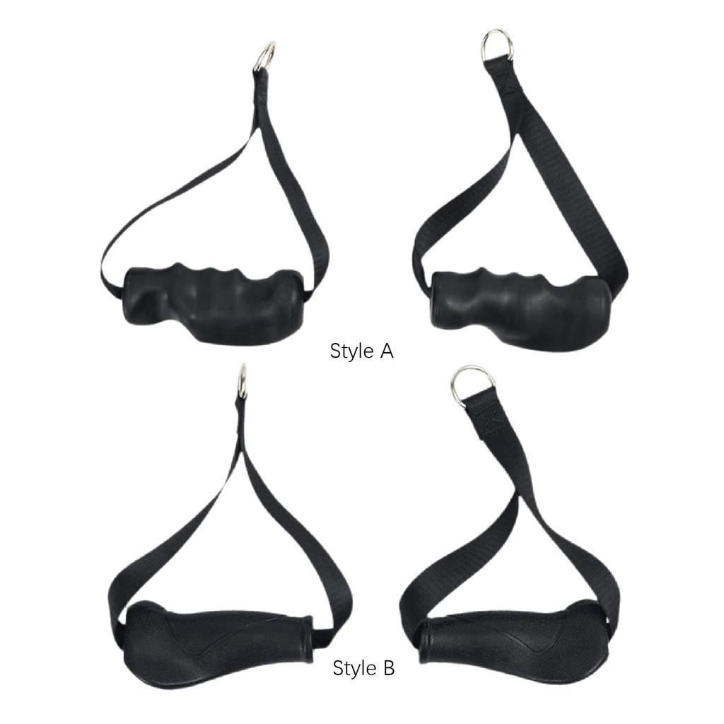 2 Pieces Exercise Handles, Cable Machine Attachments, Non Resistance Bands Exercise Handles for Cable Machine