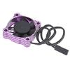 RC Car Cooling Fan Waterproof for Competition High Speed Motor 16000rpm 30 X 30mm 59V(Purple )