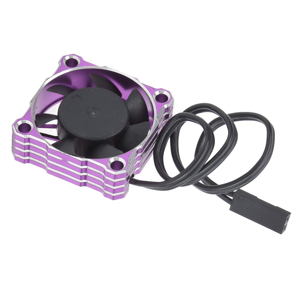RC Car Cooling Fan Waterproof for Competition High Speed Motor 16000rpm 30 X 30mm 59V(Purple )