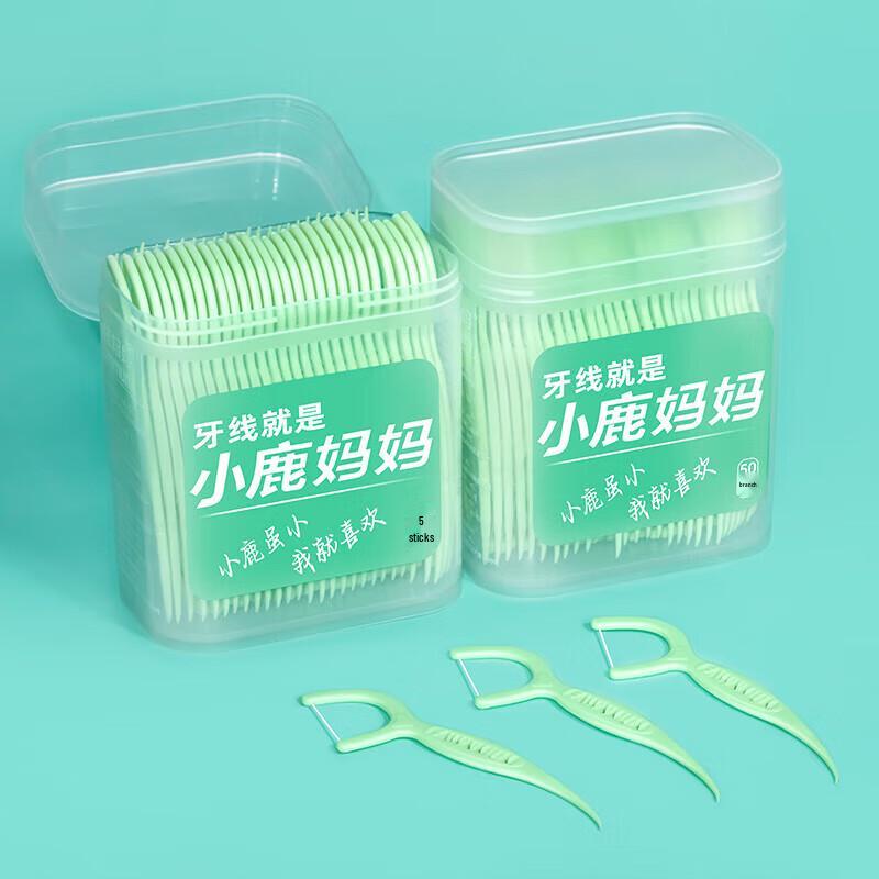 Little Deer Mom Disposable Dental Floss Picks