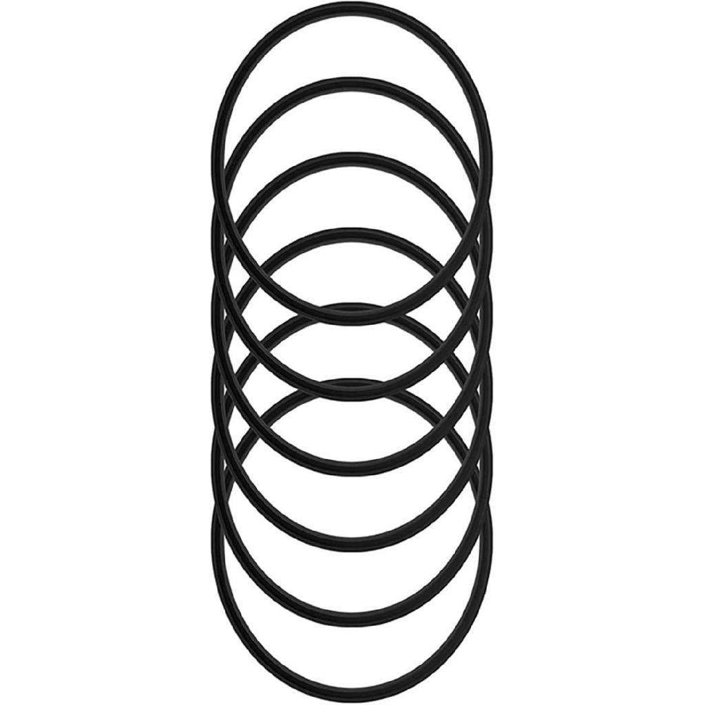 5Pcs Black Replacement Rubber Lid Ring Compatible with Travel Mug 16oz & 20oz Gasket Seals Lid for Ulated Stainless Steel Tumblers, Coffee Cups