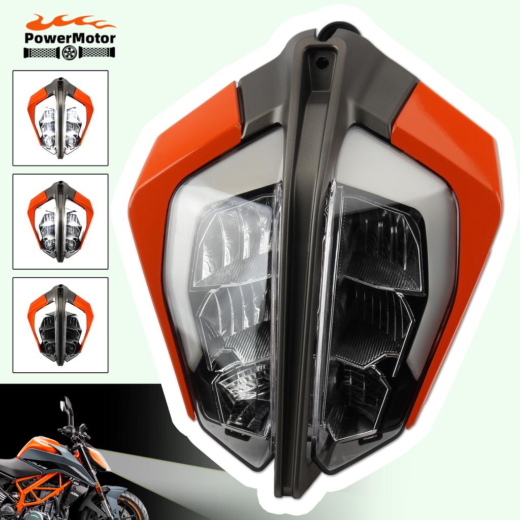 Motorcycle LED Headlight Fairing Headlamp For Duke 390 Dirt Pit Bike Head Light For KTM Duke 250 125 2017-2026 Enduro