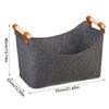 Holz-Tragetasche aus Filz Filz-Holzträger Halter Holzscheit-Tasche Holzkorb mit verstärktem Griff Outdoor Filz-Holzscheitkorb