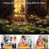 Solar Garden Light Swaying Starburst Lights Waterproof Outdoor LED Lamp Yard Patio Pathway Decor Warm White Landscape Lighting