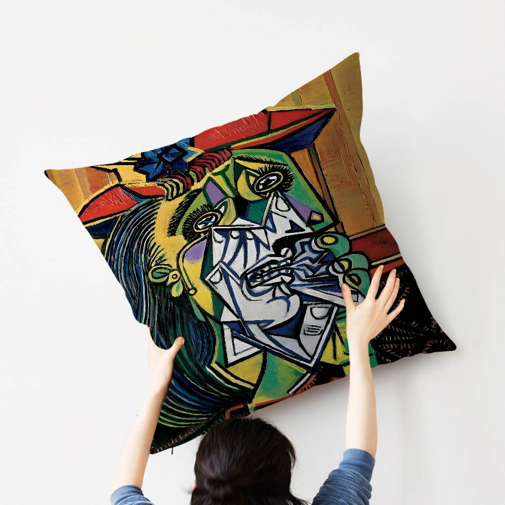Legend Art Artist P-Pablo Picasso-Mt Maple Design Cushion Cover Happy Autumn Harvest Decor Holiday Decorati Pillow Cover