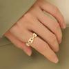 Open Stylish Adjustable Finger Ring For Women With Sophisticated Aesthetic And Appeal Trendy