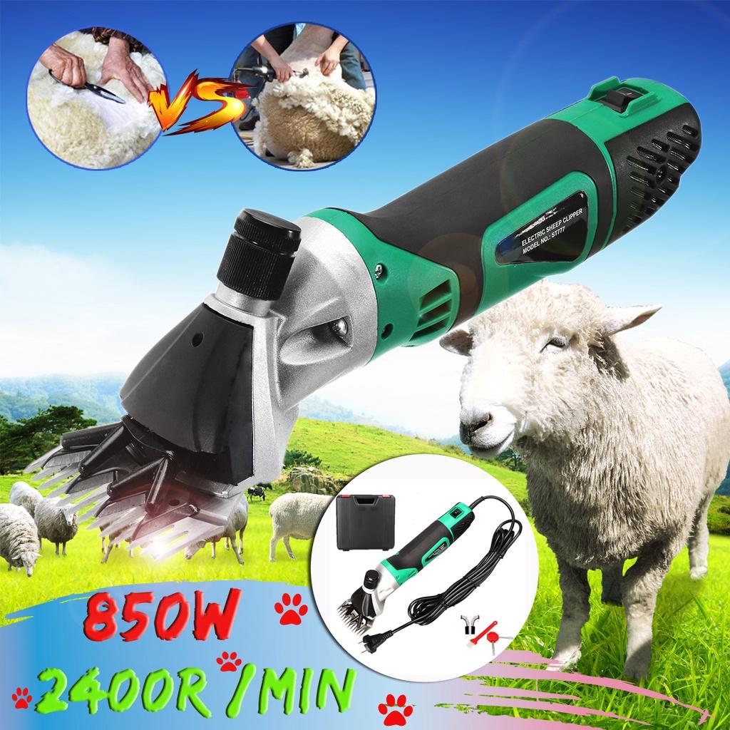 Electric Sheep Goat Shearing Machine Trimmer Tool Wool Scissor Cut Clipper Shaving Machine 220V 850W