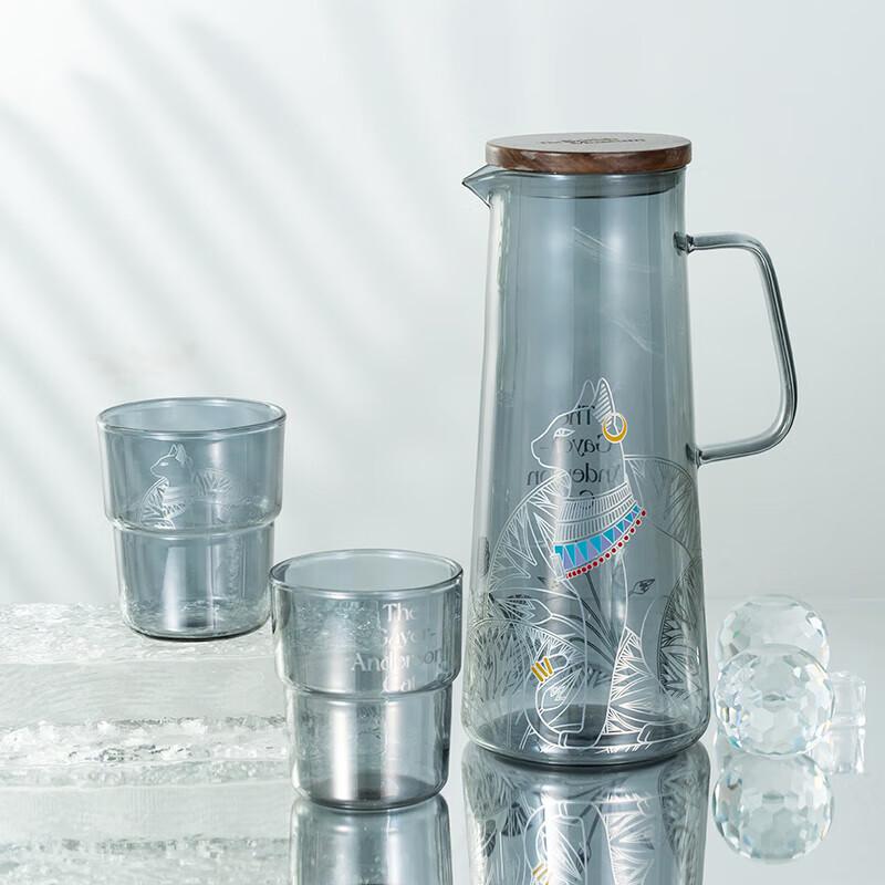 British Museum Gayer-Anderson Cat Series Glass Teapot Set