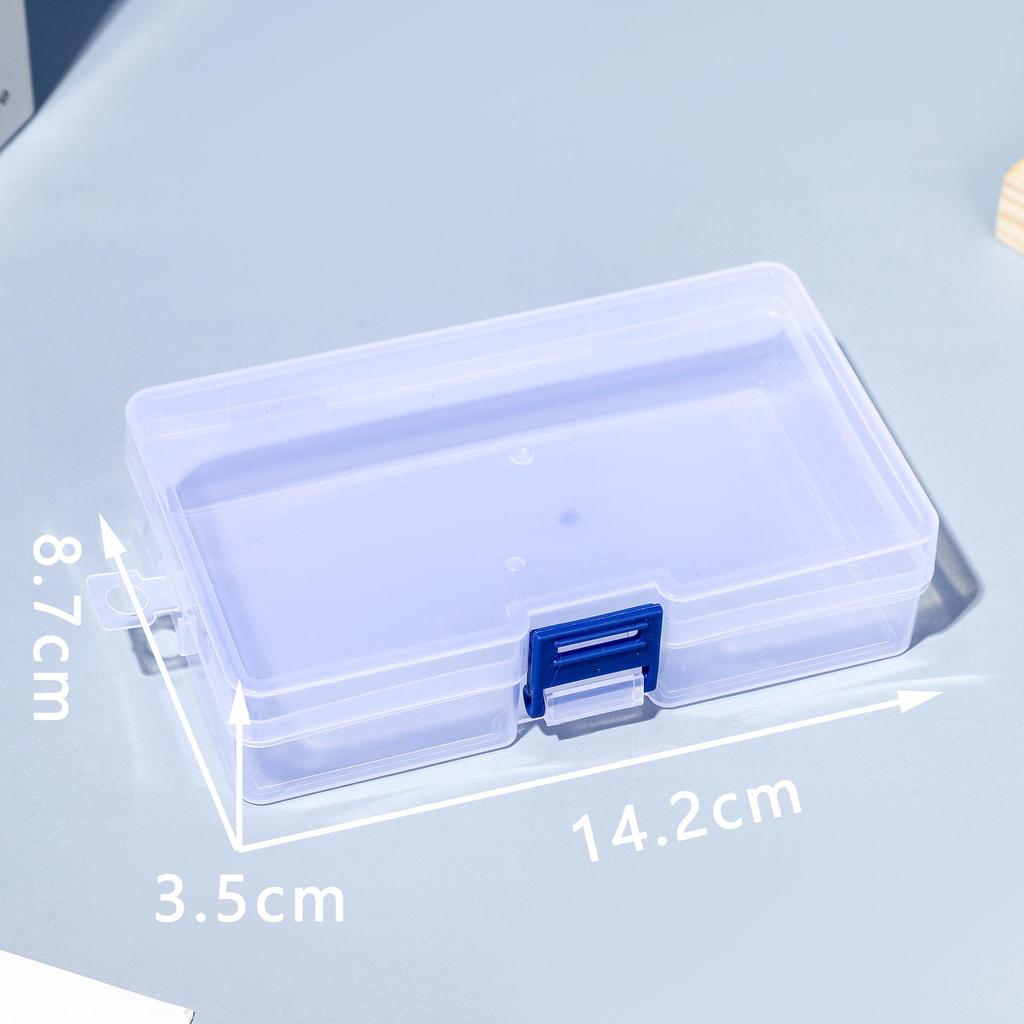 Przezroczyste Niebieskie Plastikowe Pudełko do Przechowywania Komponentów Elektronicznych i Małych Części