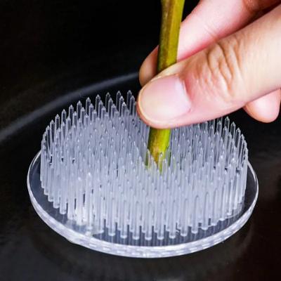 Flower Arranging Flower Base Floral Decor Pot Flower Frog Round Ikebana Suction Cup Needle Floral Fixed Tools Holder Vase