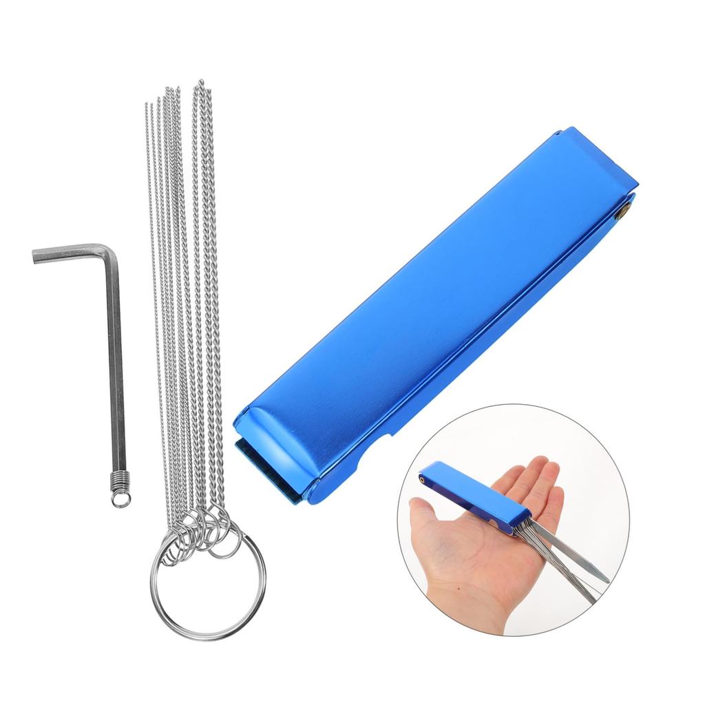 HOODANCOS MOTORCYCLE CARBURETER CLEANING KIT POINT Torch Tip Cleaning with Hex Wrench Detail Cleaning Tool for Maintenance Cleaning