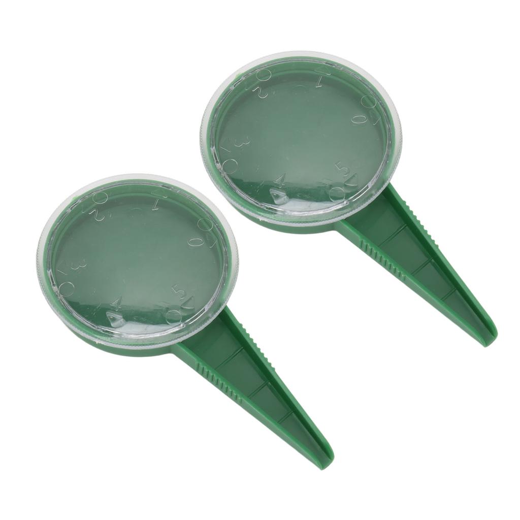 10pcs Hand Seed Sower with 5 Different Settings Reusable Seed Dispenser Seed Planter Tool for Transplanting Plant Green