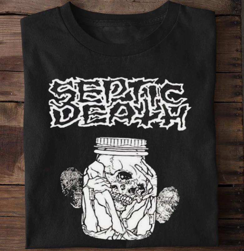 Septic Death Band Gift For Fan Black S-2345XL Unisex T-shirt M