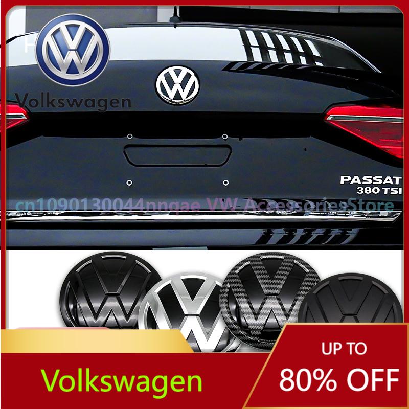 W162For VOLKSWAGEN VW ABS Car Front Emblem Grille Badge Trunk Badge Suitable for Volkswagen Passat 2016 2017 2018 Lavida Car Modific