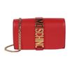 Gold Logo Chain Flap Leather Mini Crossbody Bag Women Bags Red 811280080112