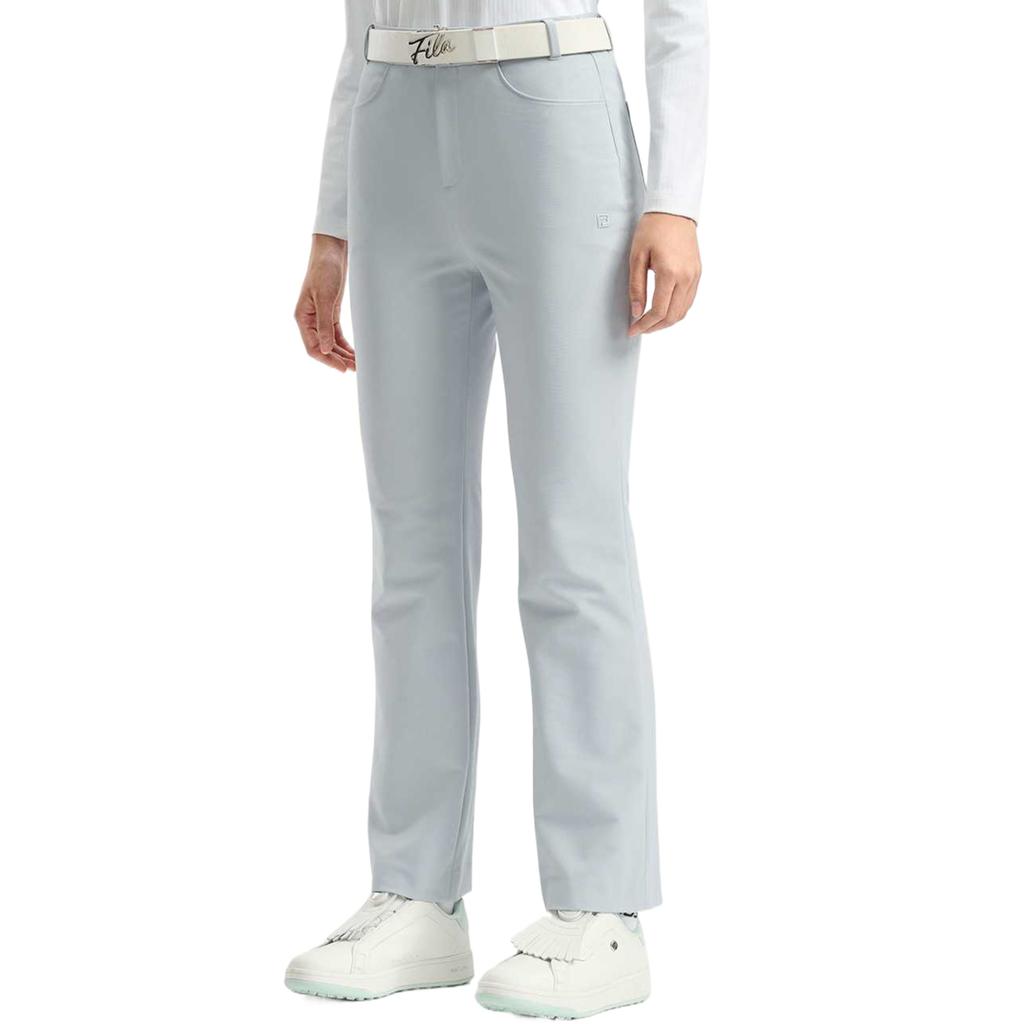 Fila Golf Series Comfortable Solid Color Mid Waist Casual Pants Women Bottoms A11W545805F-LB