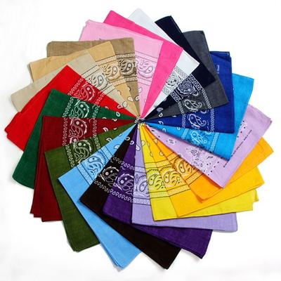 Modischer Baumwoll-Bandana-Schal, Schal, Armbänder, Bandanas, Kopfbedeckung