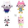 Gabby's Dollhouse Plush Cartoon Stuffed Cat Plushie Doll Kids Xmas Gifts