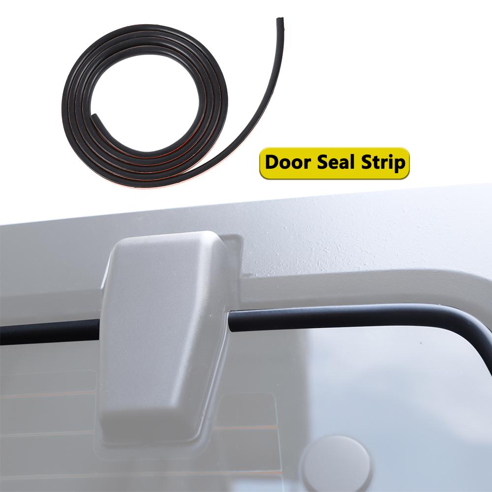 Car Door Roof Seal Strips Leak Seal Kit Water Rain Gutter Diverter for Jeep Wrangler JL Rubicon 2018-2026 Car Parts Accessories