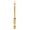 Drill Bit for Screwdriving Tasks, Hex Shank, Gold Finish, Assorted Sizes, 25-150mm Length