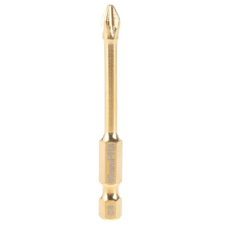 Drill Bit for Screwdriving Tasks, Hex Shank, Gold Finish, Assorted Sizes, 25-150mm Length