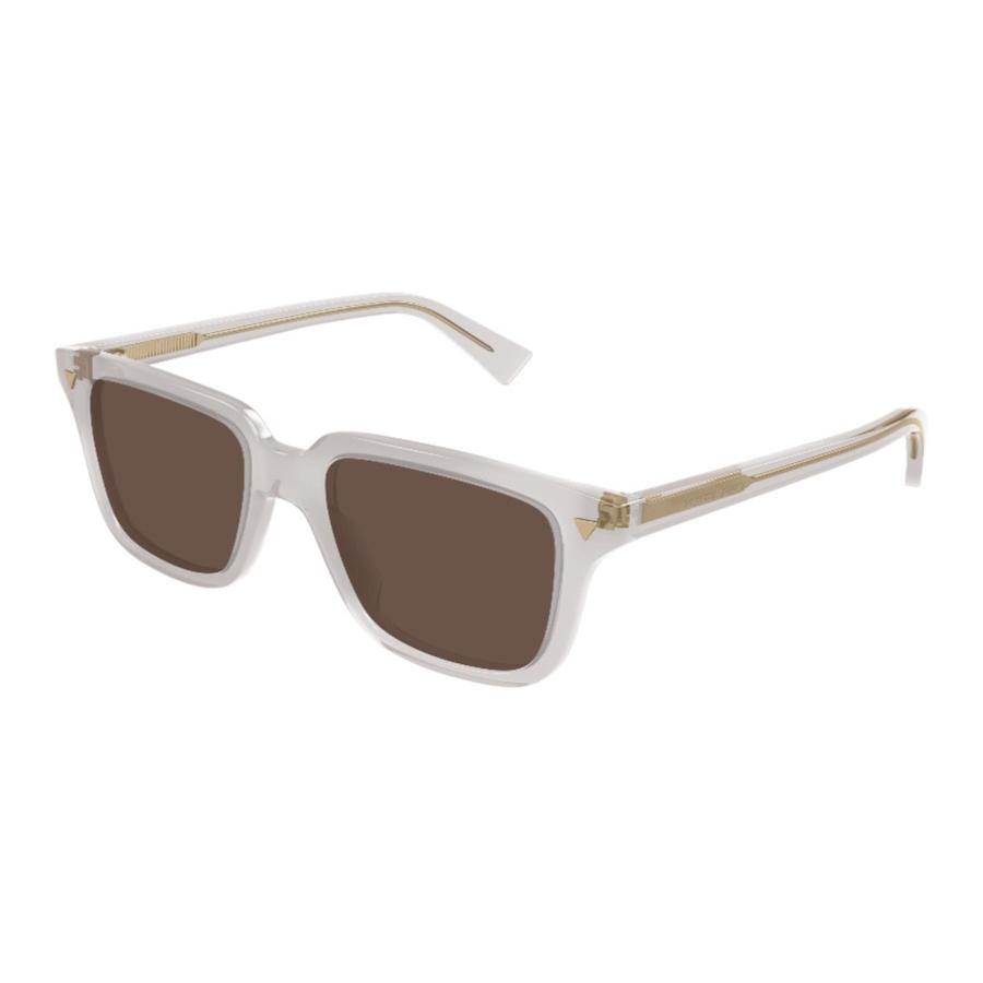 Bottega Veneta Full Frame Design Recycled Acetate Square Sunglasses Unisex sunglasses Gray BV1363S004 50,Gray