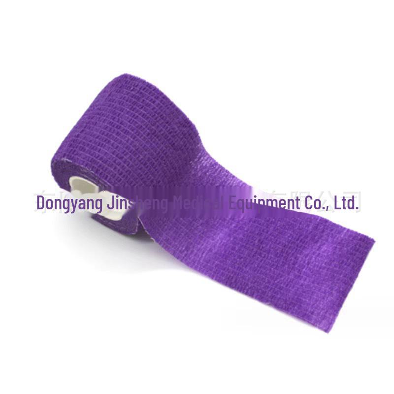 Selbsthaftende elastische Bandage zur Unterstützung von Handgelenk und Knöchel beim Sport