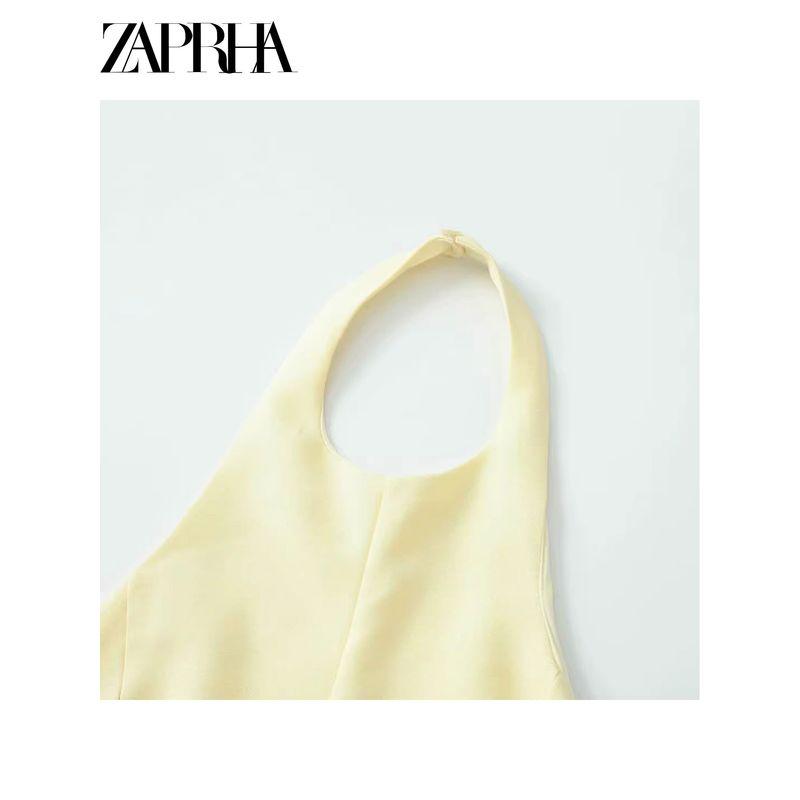 Zaprha 2025 New Arrival Wavy Style Width Ornaments Collar Short Dress Sexy Waist Trimming Small 2858777