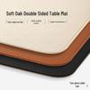 Custom Oversized PU Leather Cork Mouse Pad - Waterproof, Anti-fouling Desk and Writing Pad with Logo Printing Option
