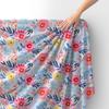 Royal Samt Stoff Polyester Zum Nähen - Motiv Blumen - Rdx2185