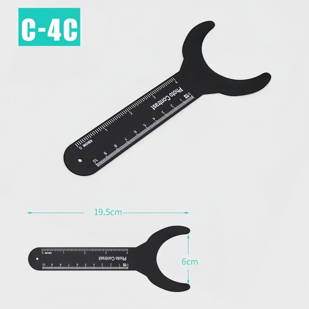 1/6Pcs Dental Autoclave Photo Contrast Board Photography Black Background Board Durable Palatal Contraster Board Oral Cheek