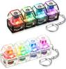 Klikbaar Toetsenbord Sleutelhanger LED Lampje - Stress Angst Verlichting Fidget Speelgoed, Draagbaar Bureau Accessoire voor Kantoor Decoratie Cadeau