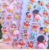 Crayon Shin-Chan Soft Pinched Happy Buttocks Sticker Children'S Decompression 3d Bubble Sticker Phone Case Decoration Sticker