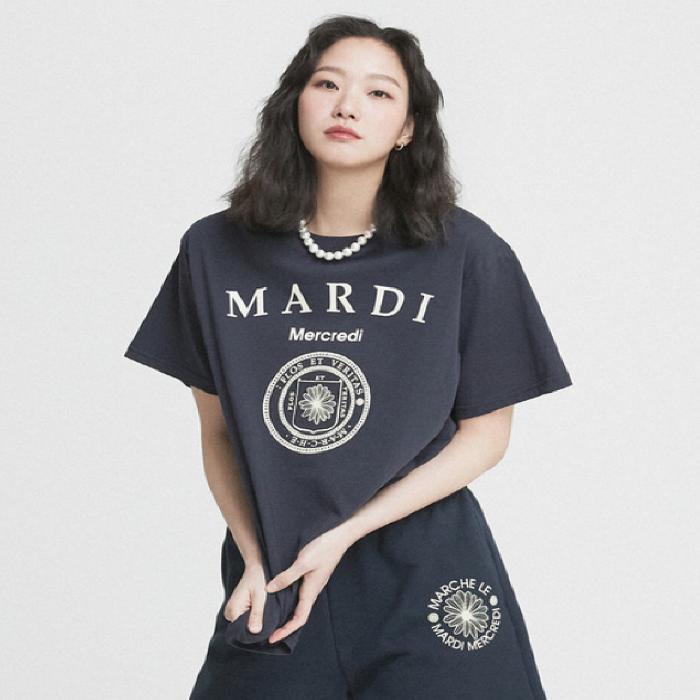 

Футболка MARDI MERCREDI Univ Женская футболка Kim Go Eun, 3 цвета