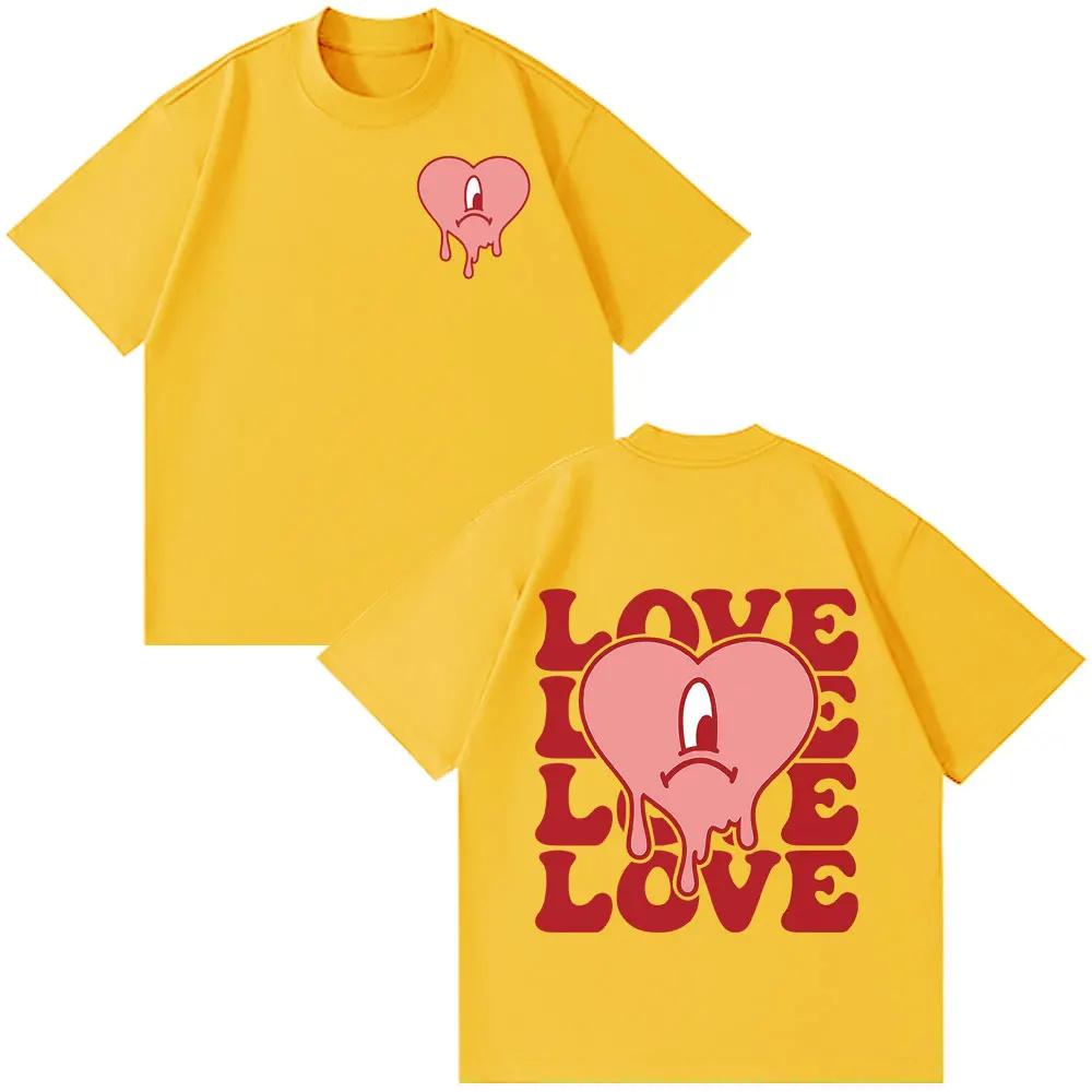 Bad Bunny 2026 World Tour Fashion Print T-shirt Man Woman Harajuku Casual T-shirt Hip-hop 100% Cotton Summer Oversized T-shirts