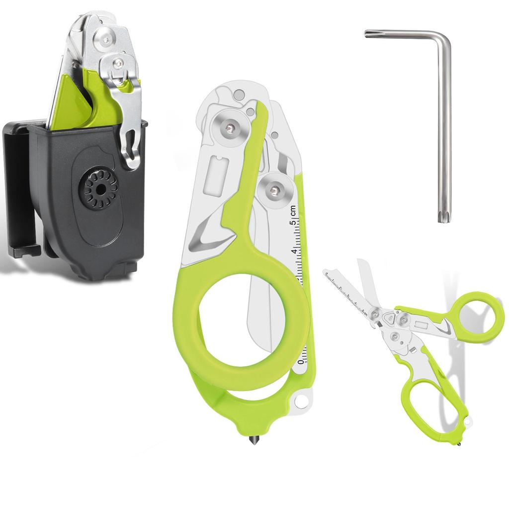 Leatherman Raptor Tactical Scissors and Pliers with K Sheath, Black/Yellow.