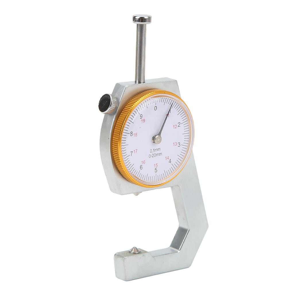 Thickness Gauge Micrometer Meter Cone Head 0‑20mm 0.1mm Resolution Measuring Tool for Paper Film