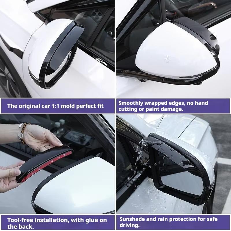 For BYD Sealion 05 EV Rearview Mirror Rain Eyebrow Window Rain Shield Car Reversing MMirror Rainproof Modification Accessories