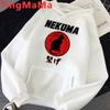 Oya Oya Oya Haikyuu japońskie anime bluzy męskie Kawaii Cartoon Nekoma graficzne Streetwear Kuroo siatkówka bluzy męskie