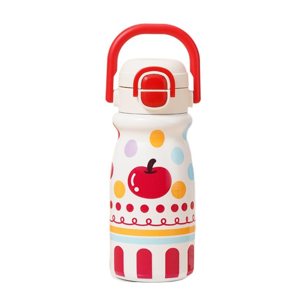 Leak-Proof Insulated Cup Large Capacity Cartoon Straw Cup Creative Double Drink Cup  School