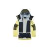 Salomon Color Block Letter Hooded Zipper Fitted Windproof Waterproof Long Sleeve Jacket Women jackets Yellow LC2161300