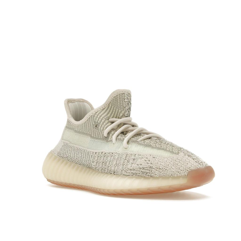 Adidas Yeezy Boost 350 V2 Citrin Reflective Unisex Sneakers Yellow FW5318